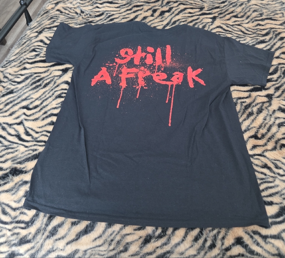 Black T-Shirt with Red Graphic - Picture 2 of 4